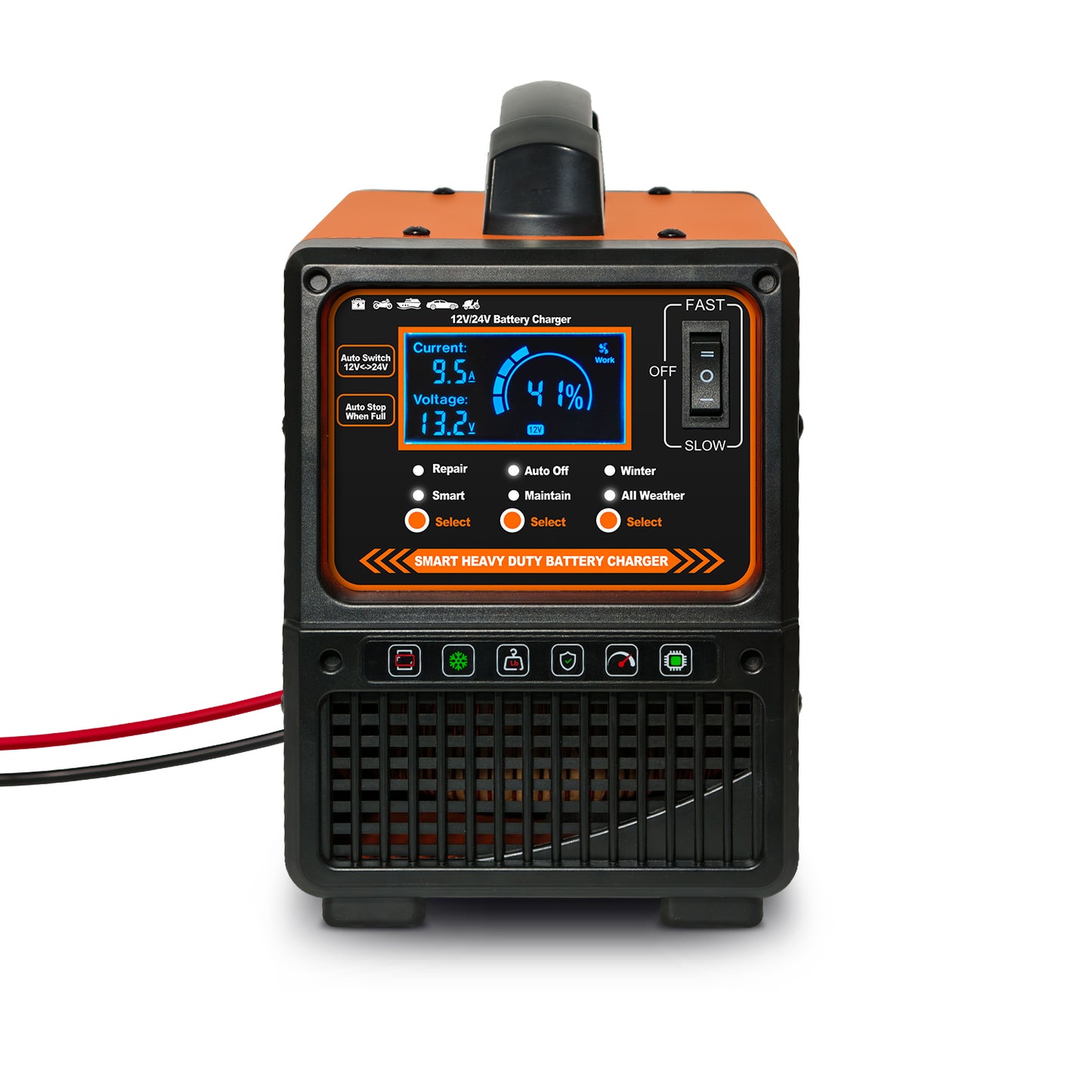 12V 24V Car Battery Charger Heavy Duty