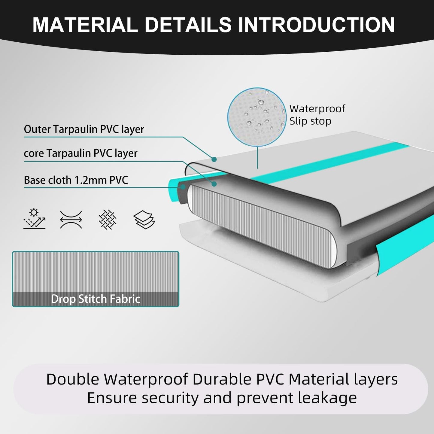 10ft/13ft/16ft Inflatable Gymnastics Tumbling Mat 4" Thick Air Tumble Track Training Mat with Electric Pump