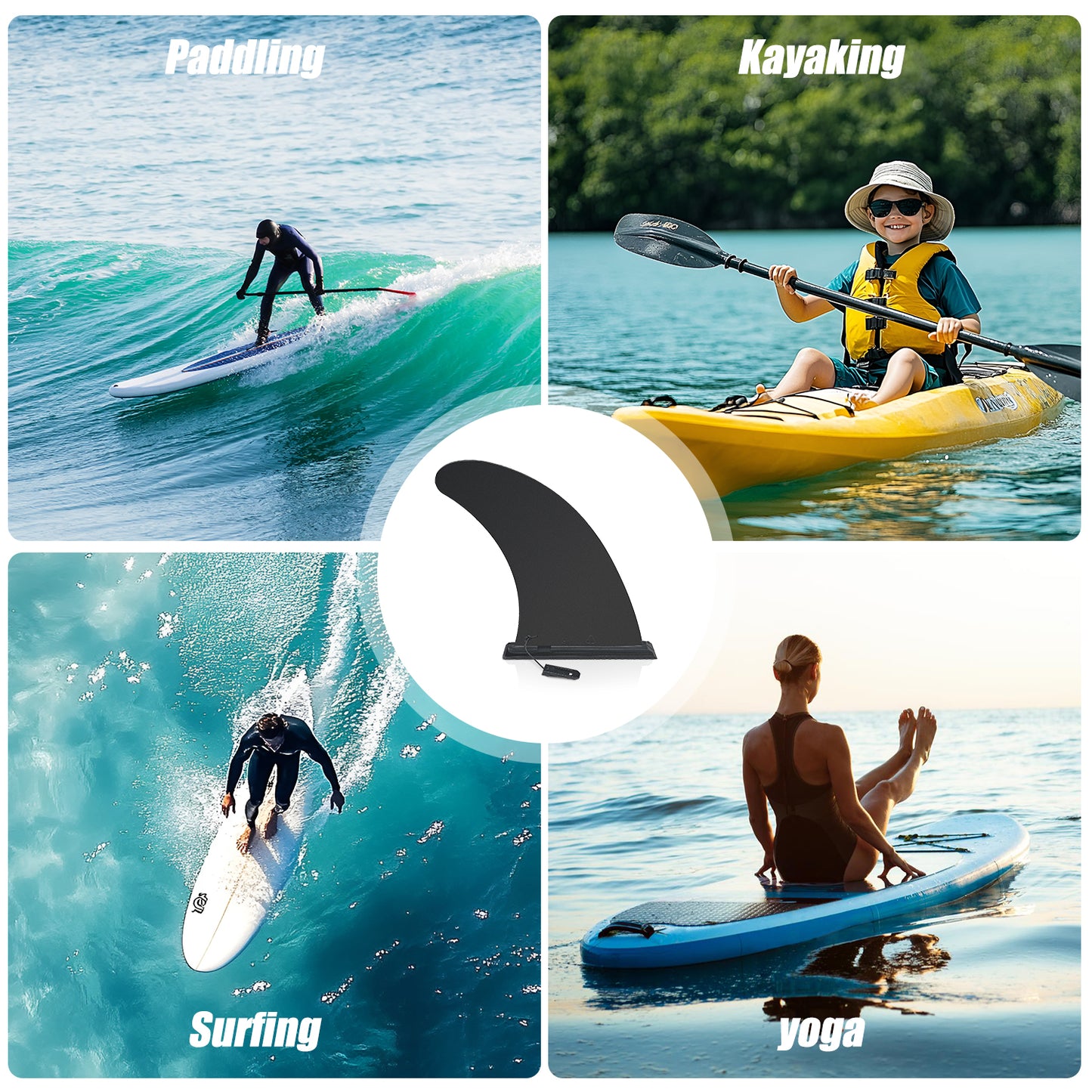 9" Removable SUP Center Fin