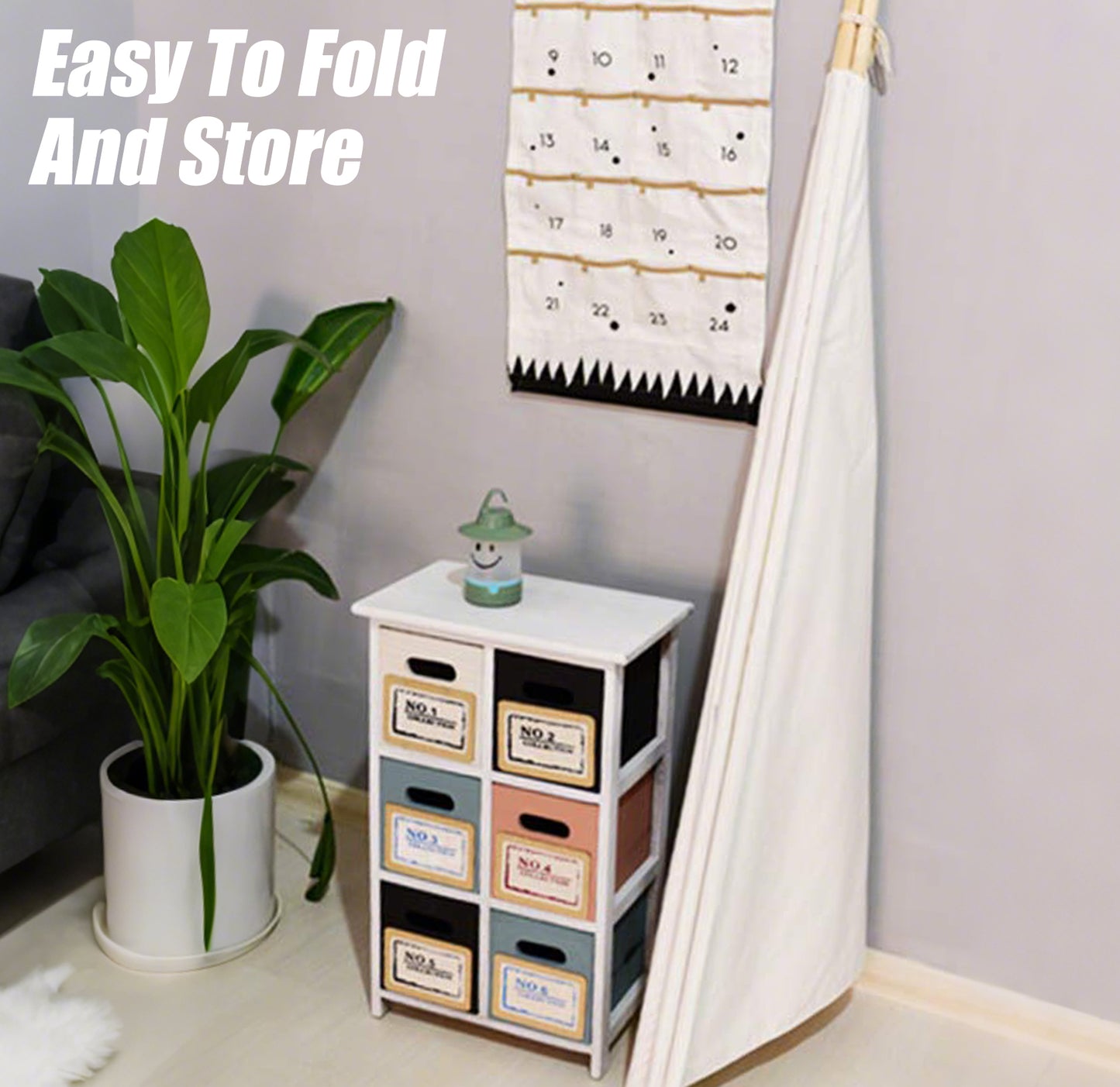 Triclicks Kids Teepee Play Tent Indian Children Wigwam Tipi Play House