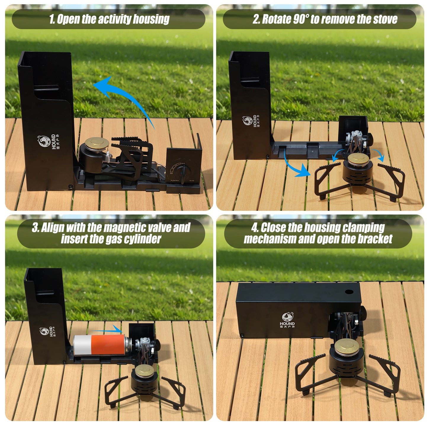 Camping Stove Foldable Portable Grill Stove