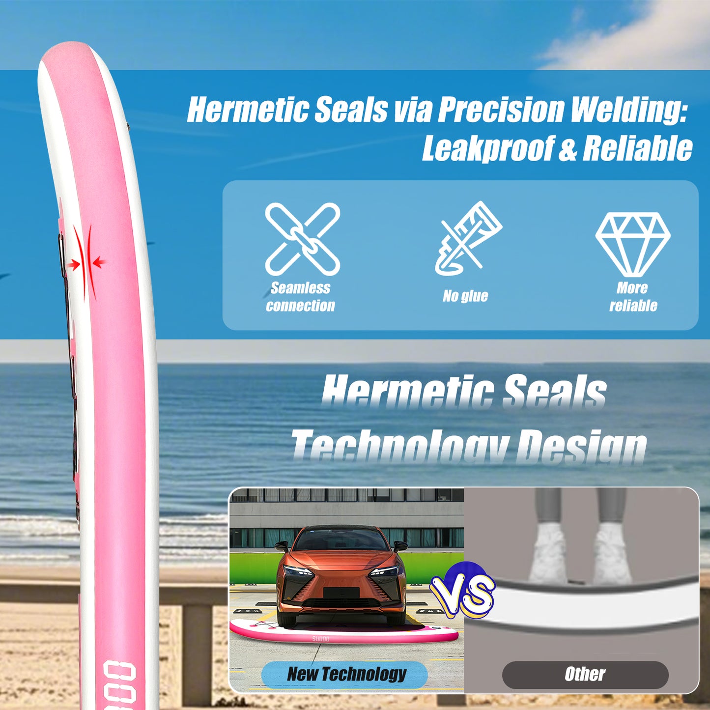 Sudoo All-Round 10' Inflatable Stand Up Paddle Board