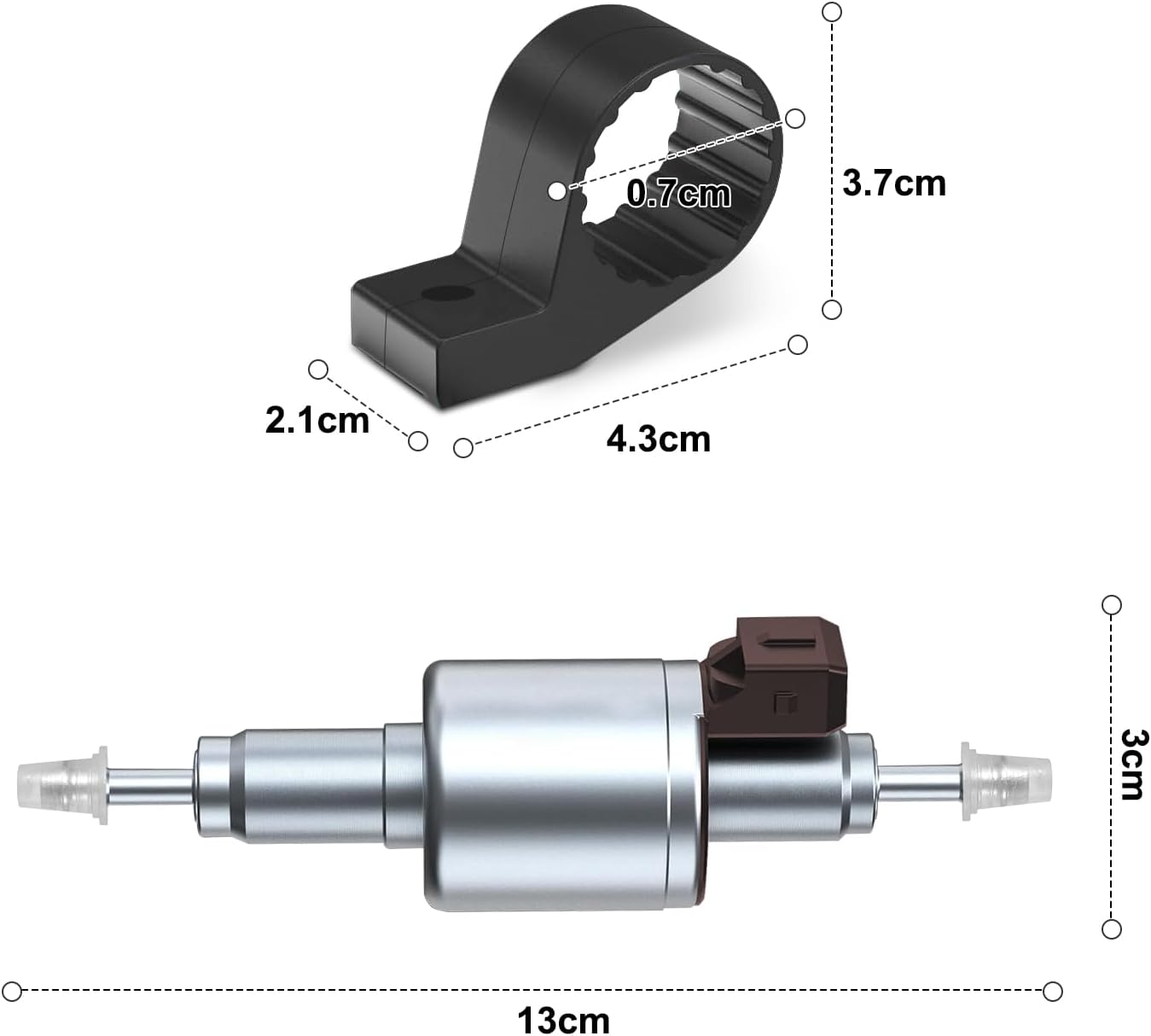 Diesel Heater Fuel Pump with Bracket