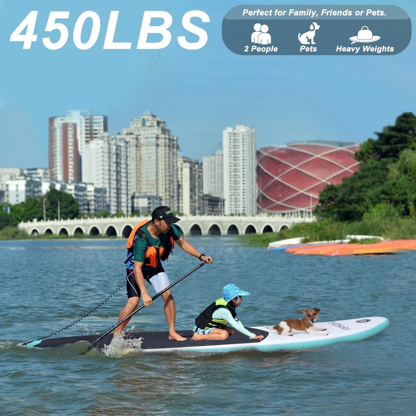All-Round 10' Inflatable Stand Up Paddle Board