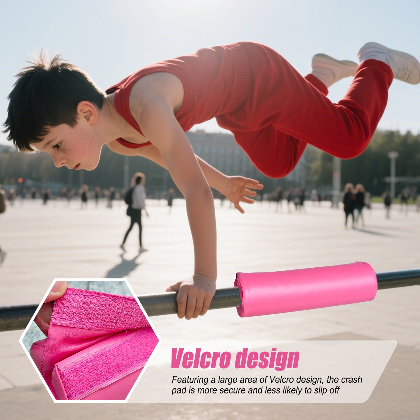 Triclicks Gymnastics Bar Pad - Foam Protective Sleeve for Parallel Bars, Uneven Bars, Horizontal Bars & Ballet Bars