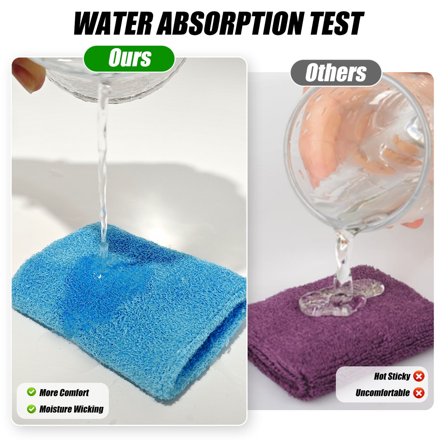 Triclicks 8 Pack Sports Wristbands