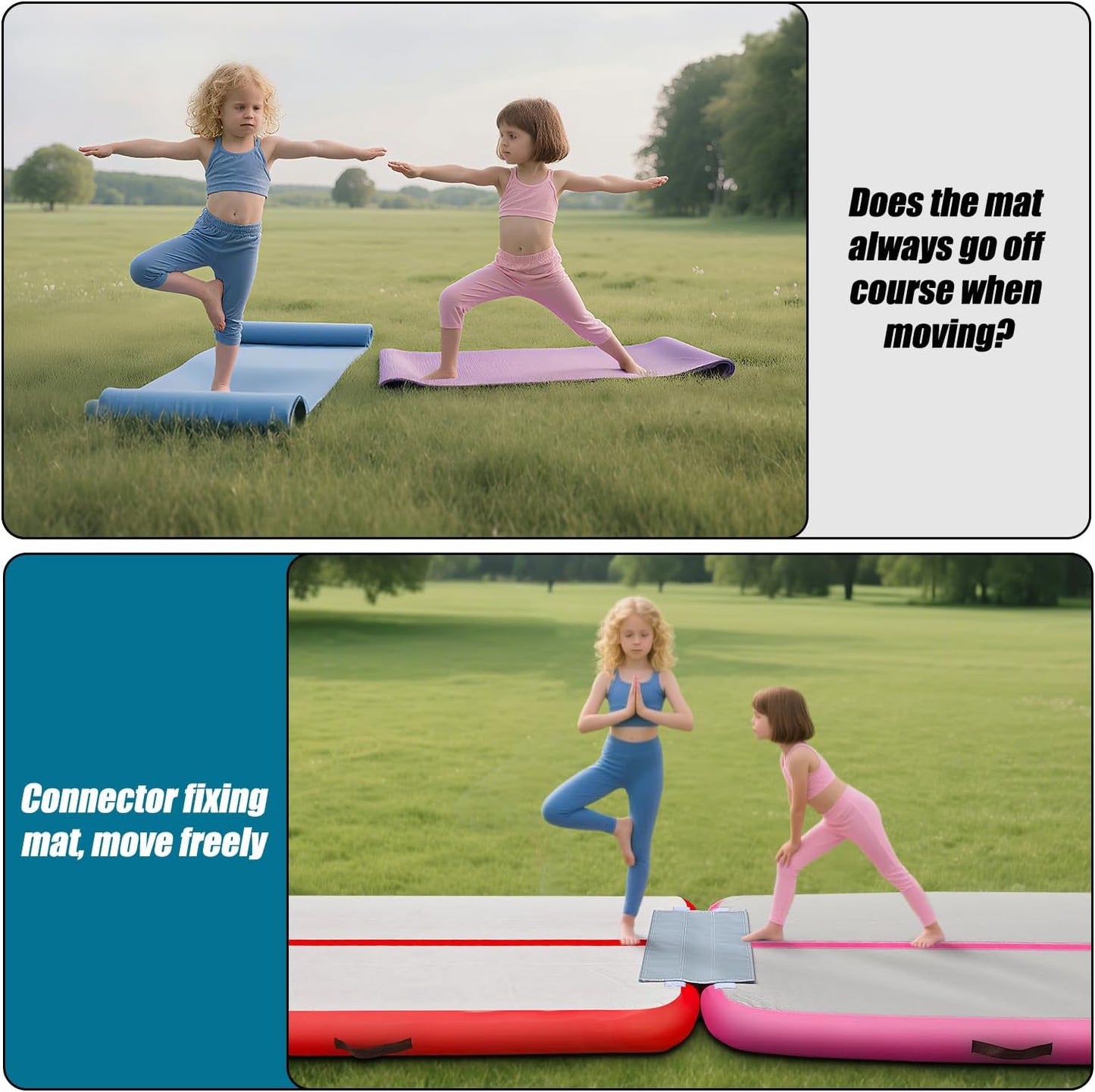 Inflatable Air Mat Tumble Track Connector