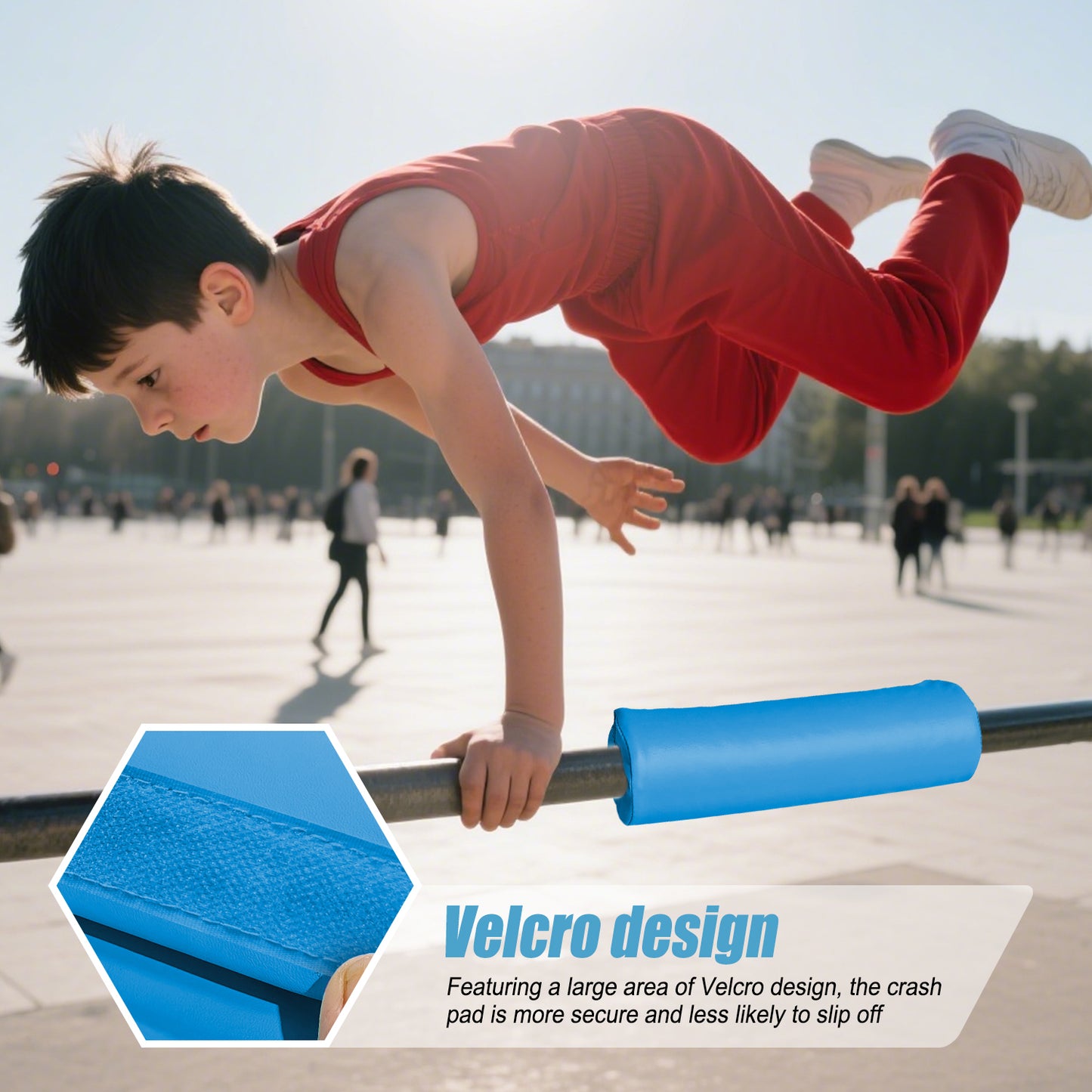 Triclicks Gymnastics Bar Pad - Foam Protective Sleeve for Parallel Bars, Uneven Bars, Horizontal Bars & Ballet Bars