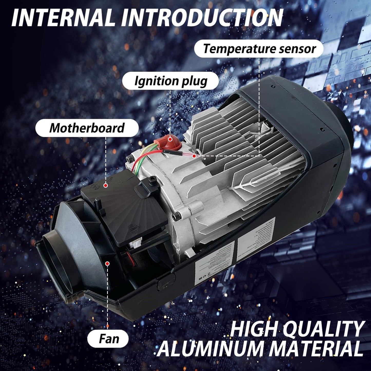 Triclicks Diesel Air Heater 12V 5KW Parking Heater Diesel