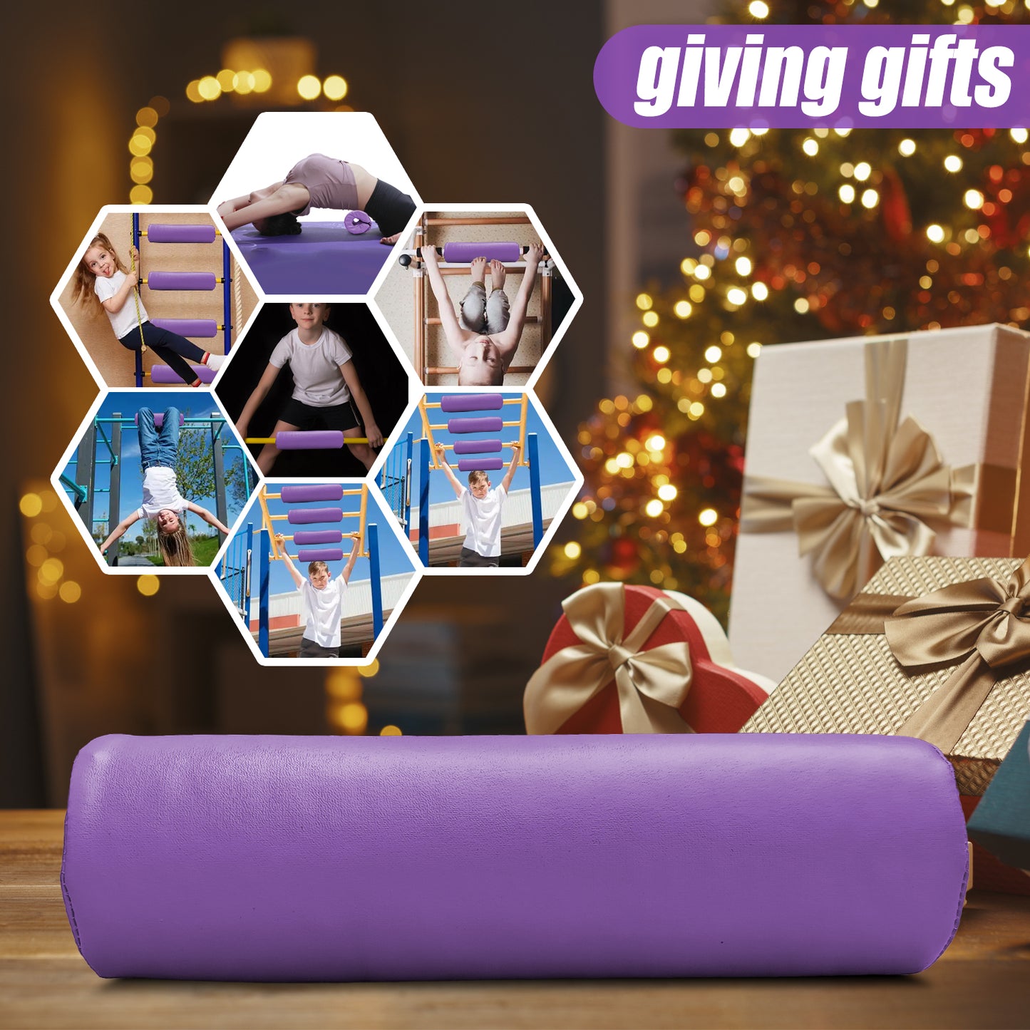 Triclicks Gymnastics Bar Pad - Foam Protective Sleeve for Parallel Bars, Uneven Bars, Horizontal Bars & Ballet Bars