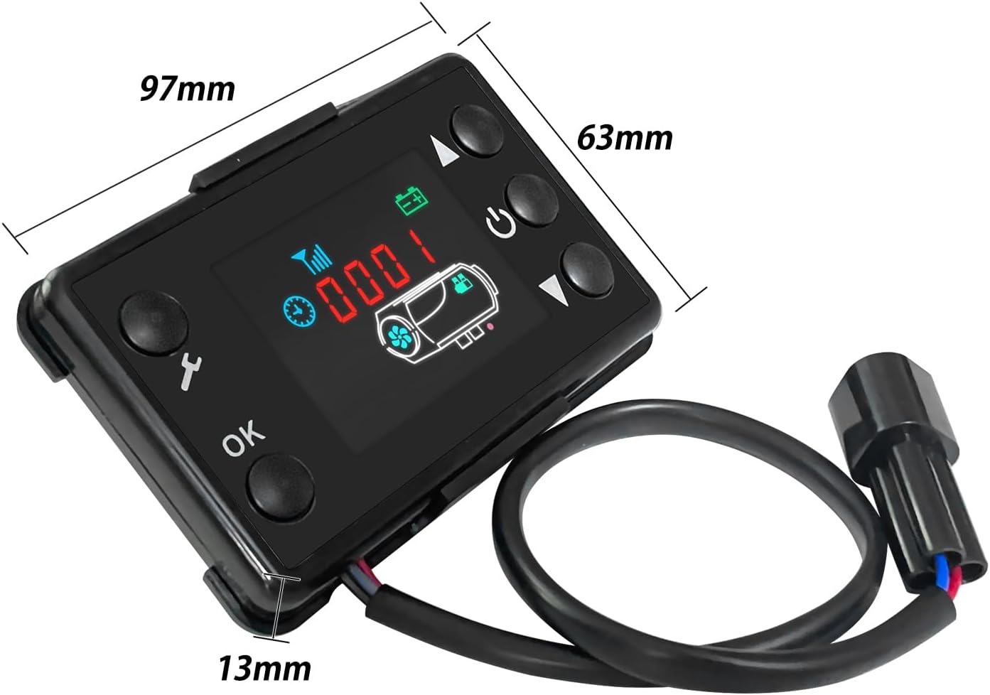 12V Diesel Heater LCD Switch Controller