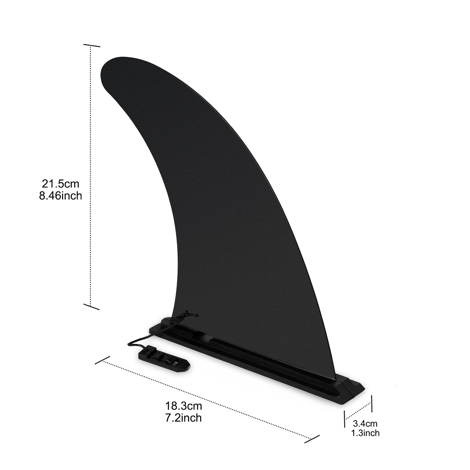 9" Removable SUP Center Fin