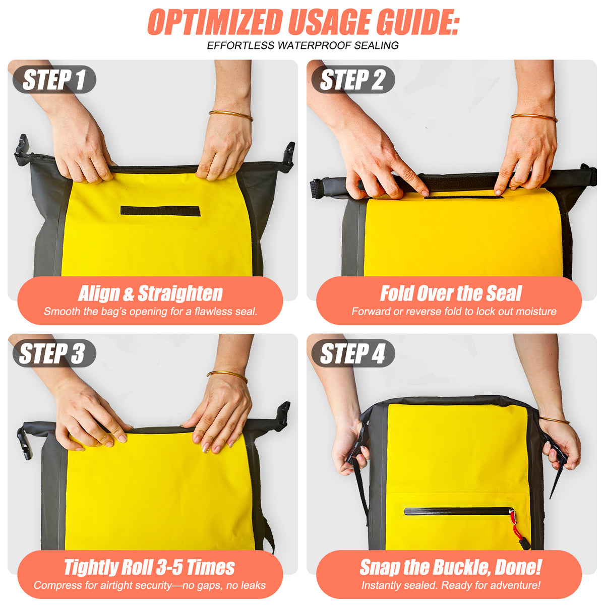Clicks Backpack SUDOO 25L Waterproof Dry Bag Backpack