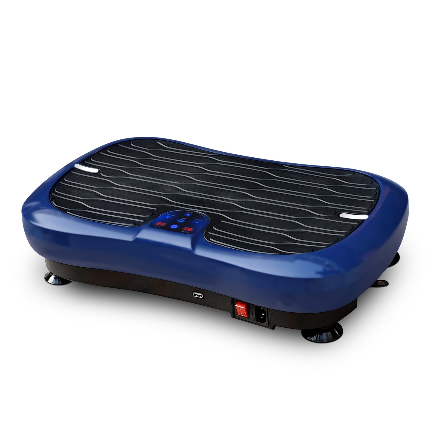 Triclicks Vibration Plate Exercise Machine Vibration Platform Machine for Home Fitness Training, Full Body Workout Equipment Ultra Slim Power Trainer w/ Bluetooth Speaker & 2 Loop Bands