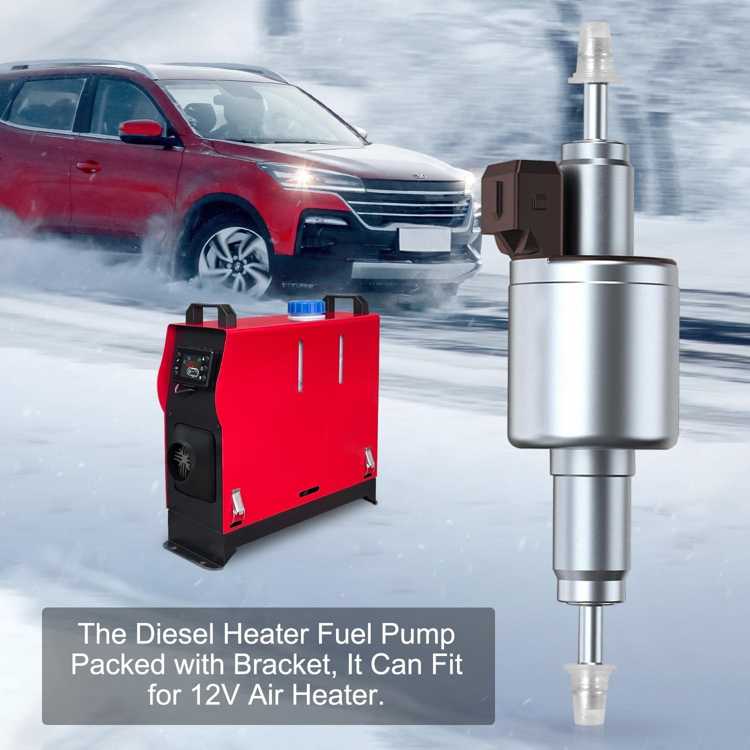 Diesel Heater Fuel Pump with Bracket
