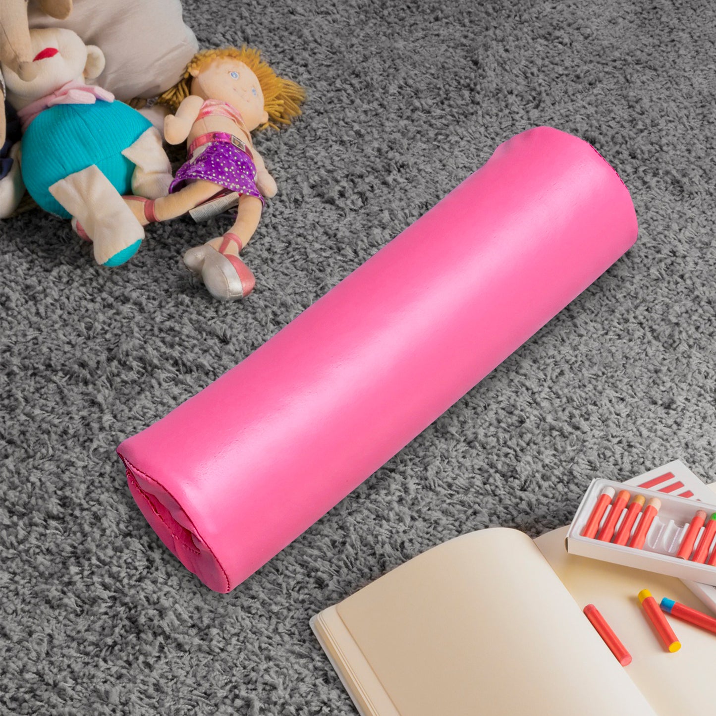 Triclicks Gymnastics Bar Pad - Foam Protective Sleeve for Parallel Bars, Uneven Bars, Horizontal Bars & Ballet Bars - PU Leather Cover, Universal Fit for Kids & Adult Gymnasts, Easy Installation