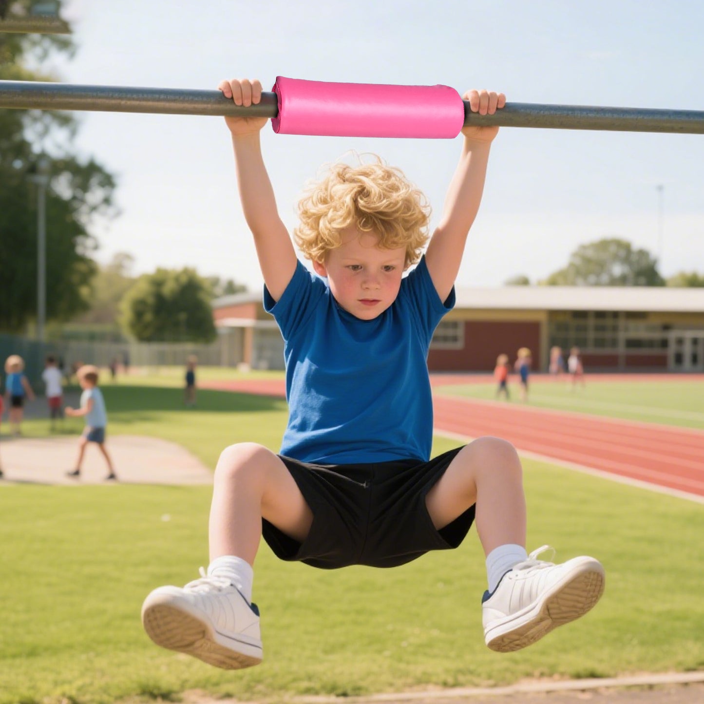 Triclicks Gymnastics Bar Pad - Foam Protective Sleeve for Parallel Bars, Uneven Bars, Horizontal Bars & Ballet Bars - PU Leather Cover, Universal Fit for Kids & Adult Gymnasts, Easy Installation