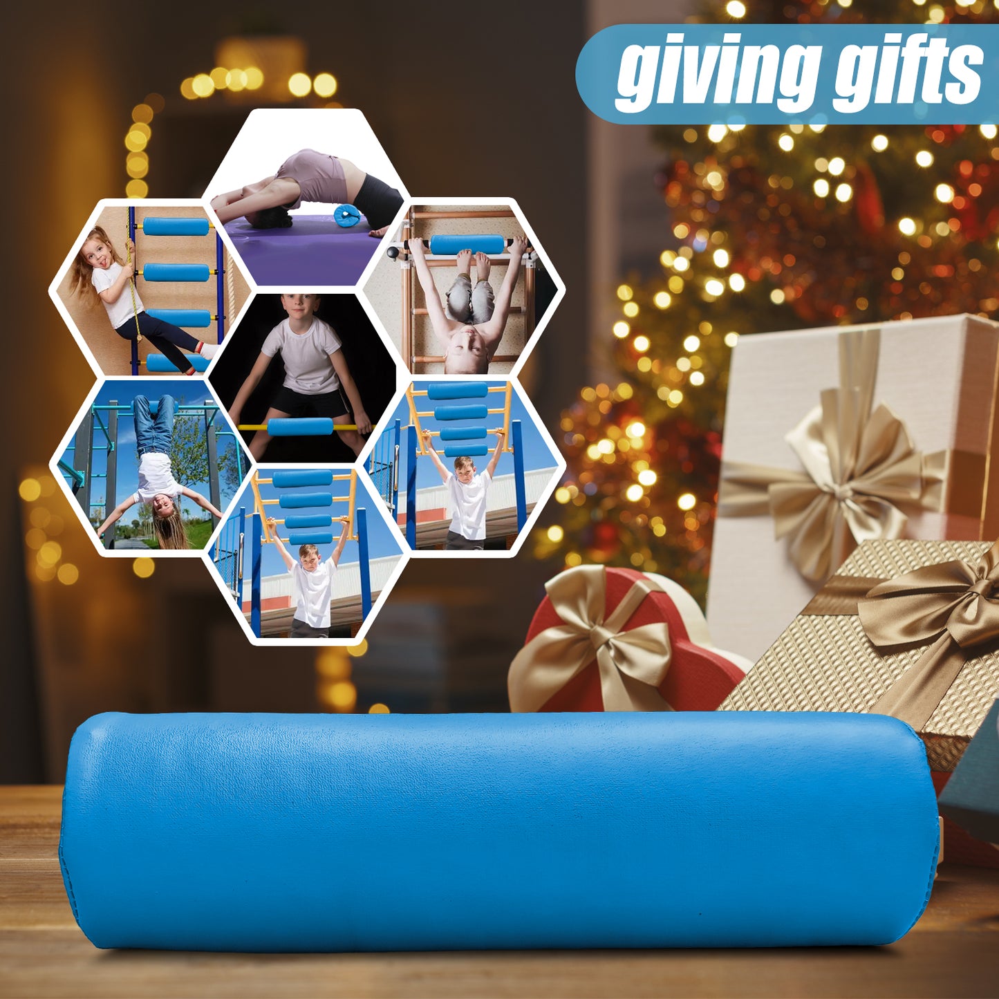 Triclicks Gymnastics Bar Pad - Foam Protective Sleeve for Parallel Bars, Uneven Bars, Horizontal Bars & Ballet Bars