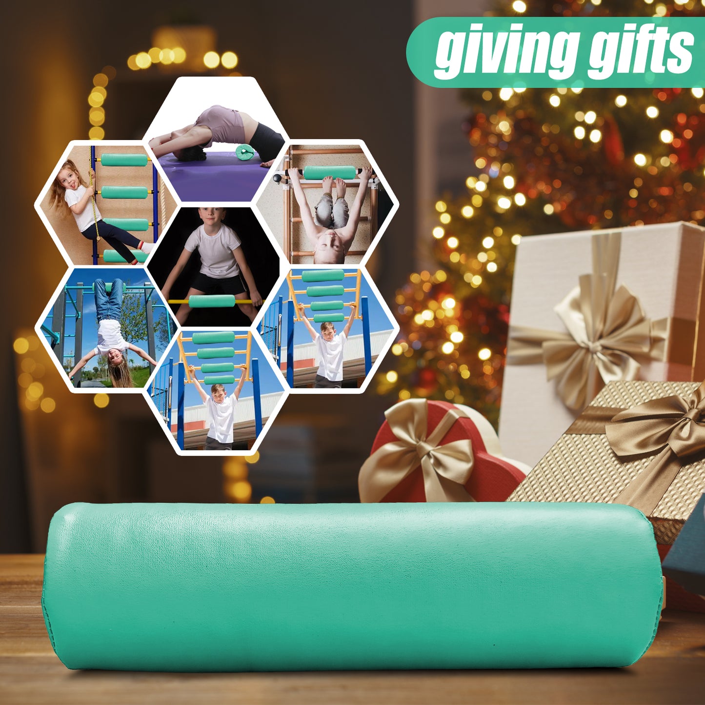 Triclicks Gymnastics Bar Pad - Foam Protective Sleeve for Parallel Bars, Uneven Bars, Horizontal Bars & Ballet Bars