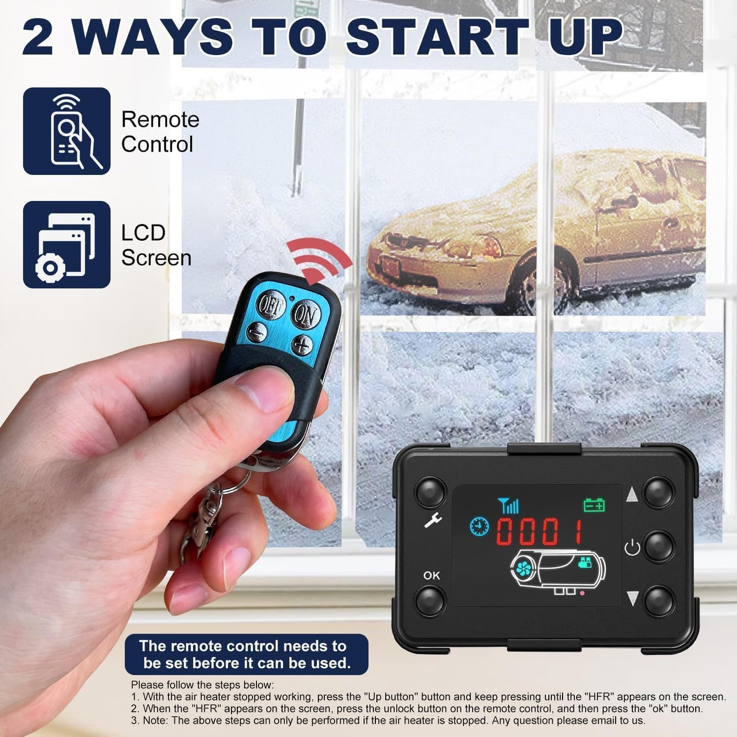 Triclicks Diesel Air Heater 12V 5KW Parking Heater Diesel