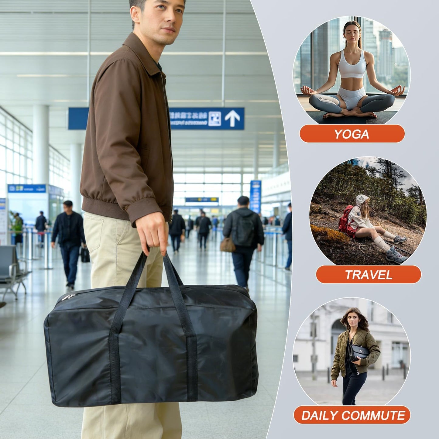 SUDOO Yoga Gym Bag For Women Men Tools Waterproof